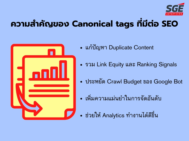 ความสำคัญของ Canonical tags ที่มีต่อ SEO