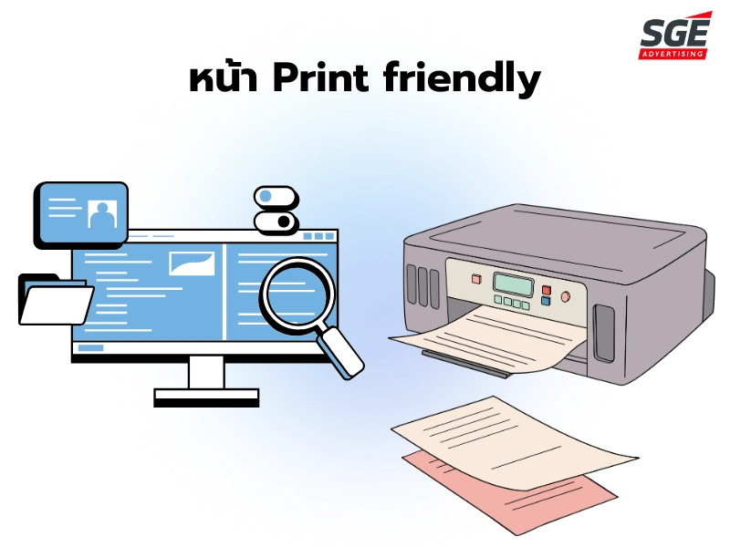 หน้า Print friendly