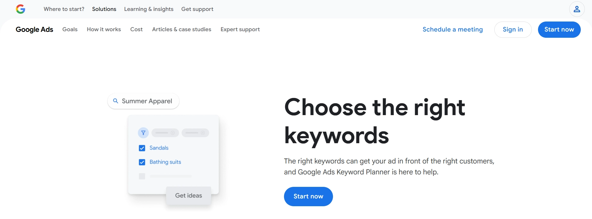 Google Keyword Planner