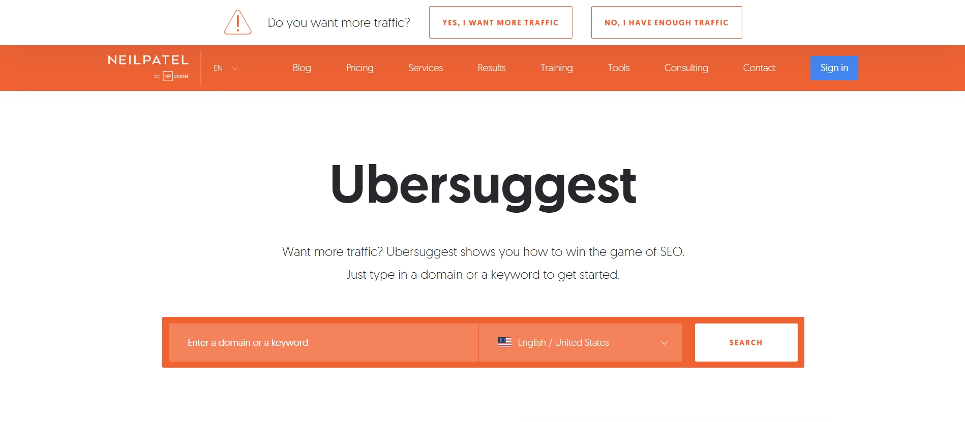Ubersuggest