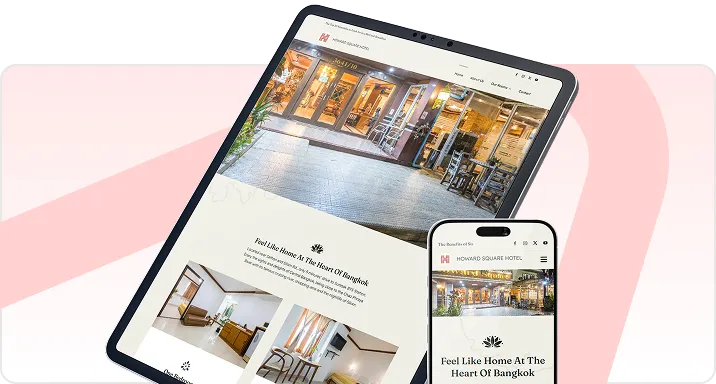 ตัวอย่างเว็บไซต์ที่ใช้บริการ รับทำเว็บไซต์ WordPress จาก SGE Advertising