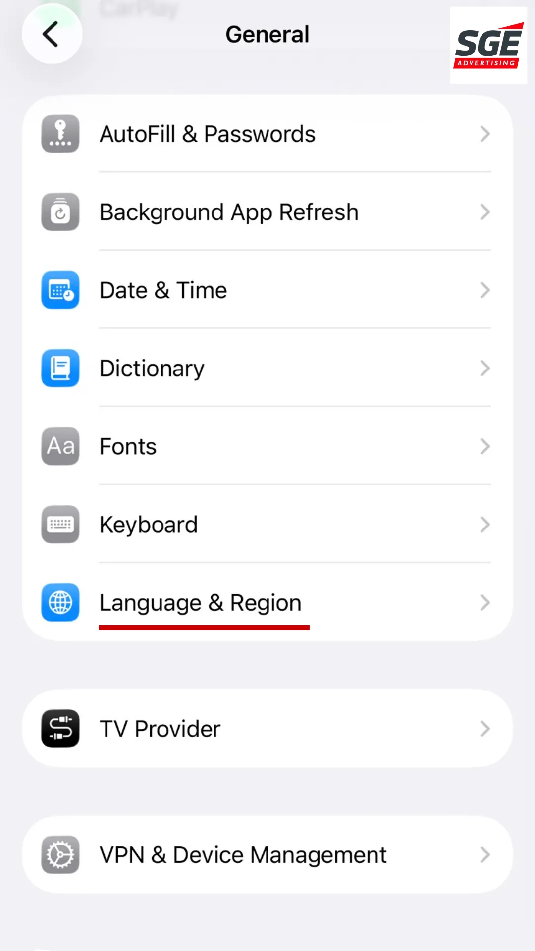 วิธีเปิดใช้งาน Gemini Live ภาษาไทย บน iOS (iPhone / iPad) ขั้นตอนการเลือกไปที่เมนูภาษา