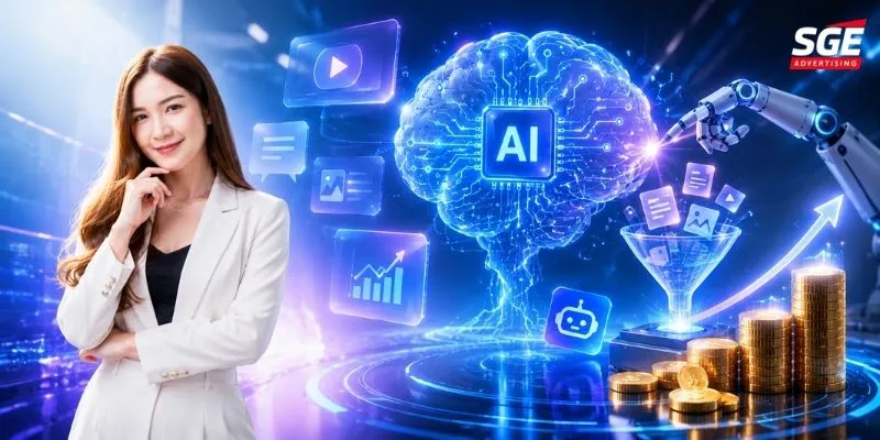 คอร์สเรียน AI สร้างรายได้จริง จาก SGE Advertising คอร์สเรียน AI สร้างรายได้จริง จาก SGE Advertising