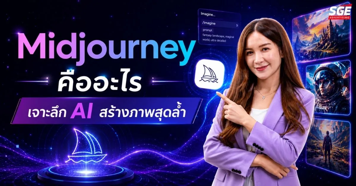 Midjourney คืออะไร? เจาะลึก AI สร้างภาพสุดล้ำ พร้อมวิธีใช้สำหรับมือใหม่