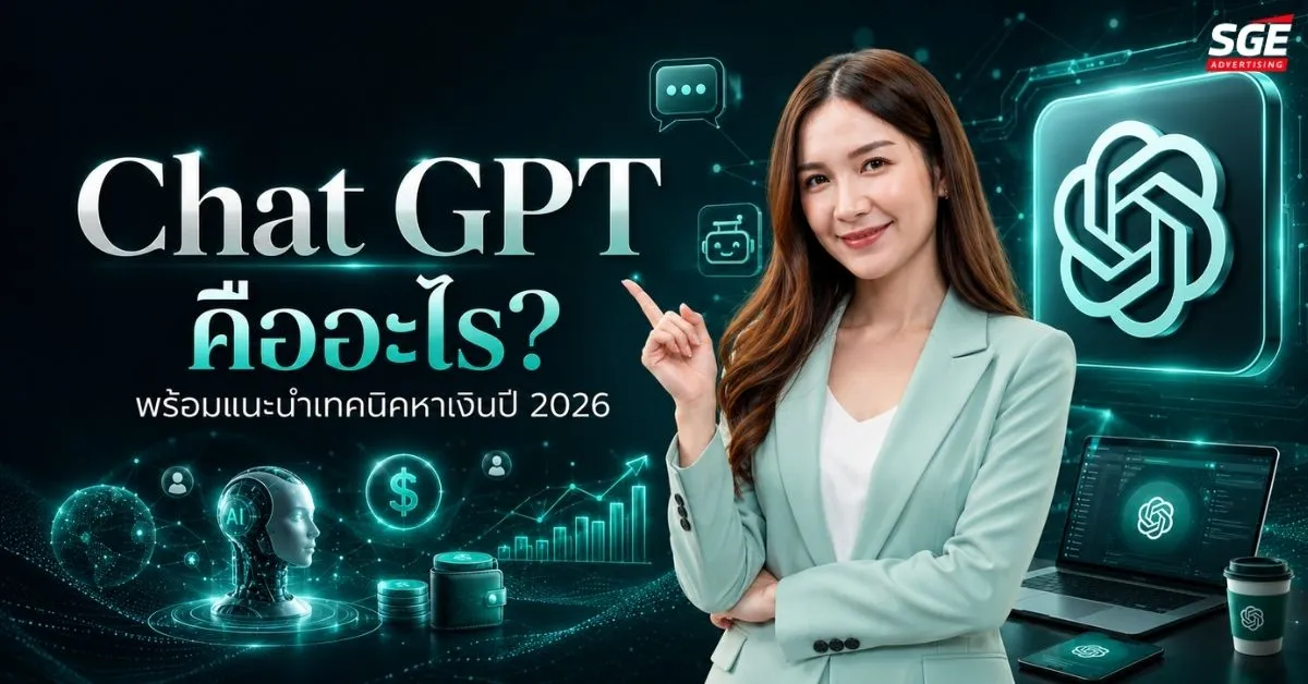 Chat GPT คืออะไร? ทำอะไรได้บ้าง พร้อมข้อดี และเทคนิคหาเงินในปี 2026